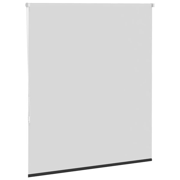 vidaXL Roller Blind Black Polyester 47.2 x 51.2 in Rollable