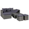 vidaXL Garden Lounge Set Dark Grey