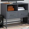 vidaXL TV Cabinet Anthracite Steel Medium TV Cabinet Rectangular