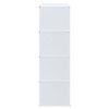 vidaXL Storage Cube Organizer White Polypropylene Large Modular