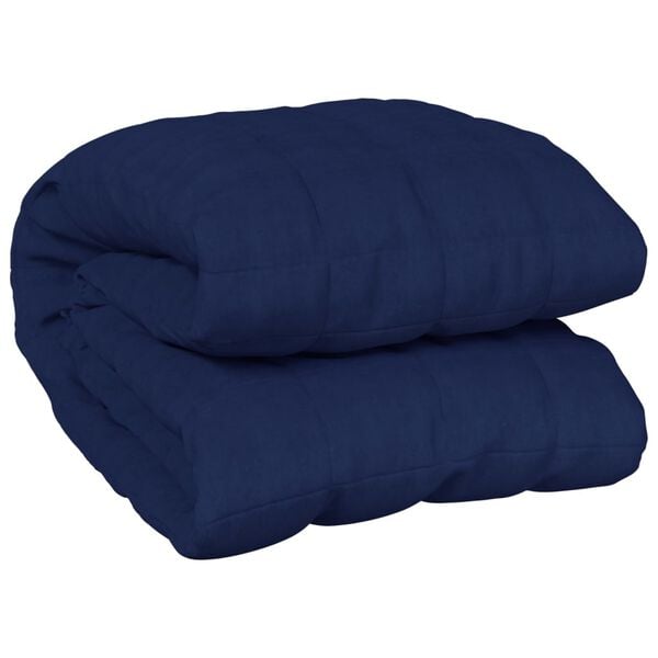 vidaXL Weighted Blanket Blue