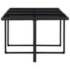 vidaXL Outdoor Dining Set Black