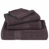 vidaXL Bath Towel Set of 10 Anthracite 100% cotton 39.4 in x 59.1 in
