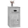 vidaXL Side Cabinet Concrete Grey Engineered wood 15.7x19.7x29.5 in