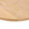 vidaXL Table Top Oak Solid oak wood Medium Durable Table Top Oval