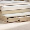 vidaXL Bed Drawers Sonoma Oak 62.99 x 14.37 x 6.50 in Engineered Wood