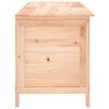 vidaXL Garden Storage Box Natural wood Solid fir wood Large