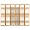 vidaXL 6-Panel Room Divider/Trellis Solid Fir Wood 95.5"x70.9"