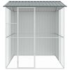 vidaXL Bird Cage Anthracite 84.65 x 122.05 x 97.24 in Galvanised Steel