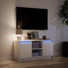 vidaXL TV Cabinet White Engineered Wood Medium TV Cabinet Rectangular