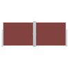 vidaXL Side Awning Brown