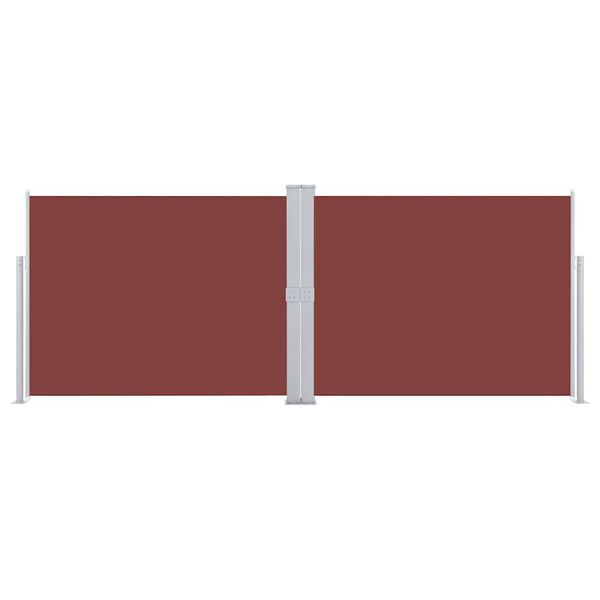 vidaXL Side Awning Brown