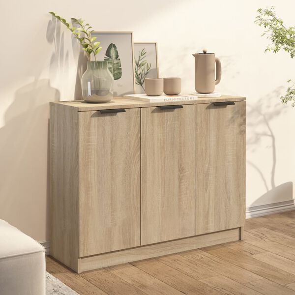 vidaXL Sideboard Sonoma oak Engineered wood Medium Sideboard