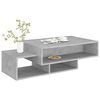 vidaXL Coffee Table Concrete Grey Engineered Wood 41.3 x 21.7 x 12.6 in