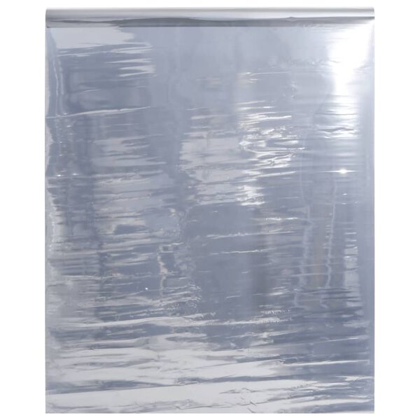 vidaXL Solar Film Silver PVC 23.6 x 393.7 in UV Resistant Materials