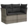 vidaXL Garden Sofa Set Gray