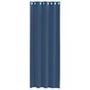 vidaXL Voile Curtains with Grommets 2 pcs Royal Blue