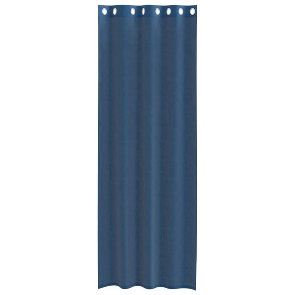vidaXL Voile Curtains with Grommets 2 pcs Royal Blue