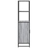 vidaXL Highboard Grey sonoma Engineered wood, metal Tall Highboard