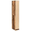 vidaXL Wardrobe Old wood Engineered wood Compact Wardrobe Rectangular