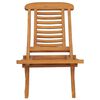 vidaXL Garden Chair Teak Fine sanded teak hardwood Standard Collapsible