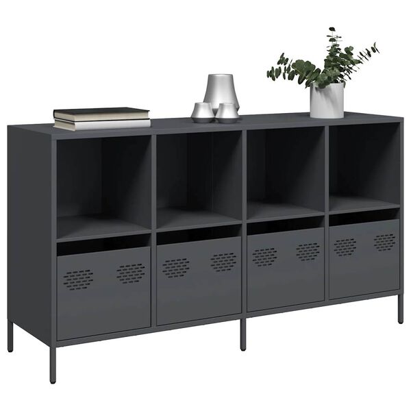 vidaXL Sideboard Anthracite Cold-rolled steel Medium Sideboard