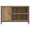 vidaXL TV Cabinet artisan oak 80 x 40 x 50 cm Engineered wood
