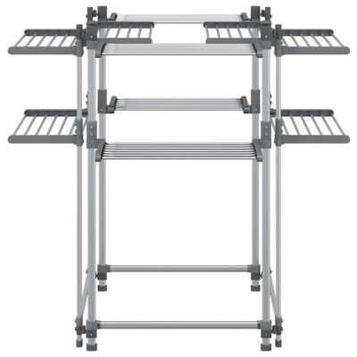 vidaXL Laundry Drying Rack 42.1"x42.1"x47.2" Aluminum