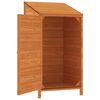 vidaXL Garden Shed Brown Solid fir wood Medium Garden Shed Rectangular