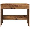 vidaXL Desk Old wood Engineered wood Medium Desk Rectangular Modern