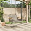 vidaXL Patio Swing Bench Gray