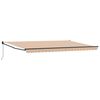 vidaXL Retractable Awning Multicolour 196.85" x 118.11