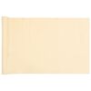 vidaXL Balcony Privacy Screen Cream 275.6x29.5" PVC