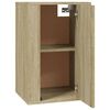 vidaXL Wall Mounted TV Cabinet Sonoma Oak Engineered Wood Compact