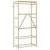 vidaXL Clothes Rack Bamboo 31.5 x 15.7 x 68.9 in Bamboo Clothes Rack