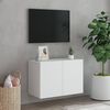 vidaXL TV Cabinet White Engineered wood Standard TV Cabinet