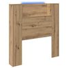vidaXL Headboard Artisan Oak 39.37 x 5.91 x 40.75 in Engineered Wood