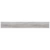 vidaXL Wall Shelf Set of 4 Grey Sonoma Engineered Wood