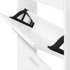 vidaXL Shoe Cabinet High gloss white Engineered wood Tall, Narrow