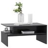 vidaXL Coffee Table Gray Engineered wood Compact Coffee Table