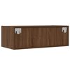 vidaXL TV Cabinet Brown oak Engineered wood Standard TV Cabinet
