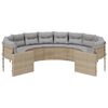 vidaXL Patio Sofa Beige