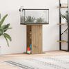 vidaXL Aquarium Stand Artisan Oak Engineered Wood Medium Aquarium Stand