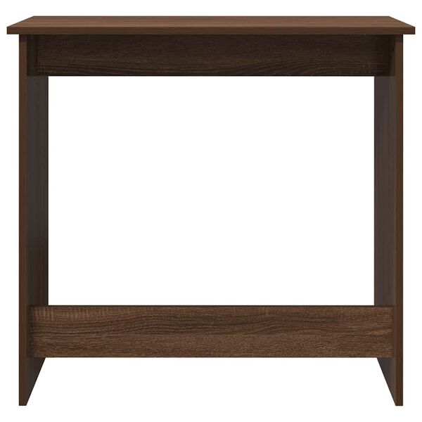 vidaXL Desk Brown Oak Engineered Wood Compact Stylish Design Desk