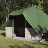 vidaXL Tipi Tent with Roof Green 140.94 x 116.54 x 101.57 in Taffeta