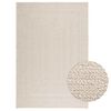 vidaXL Rug Cream Polypropylene 55.1x78.7 in UV-resistant materials Rug