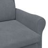 vidaXL armchair Dark gray 76 x 94 x 102 cm Velvet
