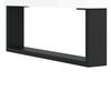 vidaXL Record Cabinet High gloss white Engineered wood Medium