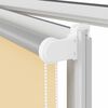 vidaXL Roller Blind Beige 100% Polyester 65x51 in Adjustable Armrests