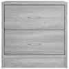 vidaXL Bedside Cabinet Set of 2 Grey sonoma Engineered wood Small